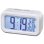 Relógio Despertador Digital Hama RC 660 LED Branco com Rádio Controlo