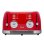 Tostadora Sogo SS-5465 4 Ranures Rouge Acier Inoxydable