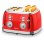 Tostadora Sogo SS-5465 4 Ranures Rouge Acier Inoxydable