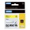 Cinta para Etiquetas DYMO Rhino Vinilo 24 mm x 5,5 m Negro sobre Amarillo