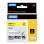 Cinta para Etiquetas DYMO Rhino Vinilo 24 mm x 5,5 m Negro sobre Amarillo
