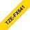 Cinta para impresora de etiquetas Brother TZE-FX641 18 mm x 8 m Negro sobre Amarillo
