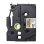 Cinta Laminada Brother TZE-PR831 Negro en Oro 1,2 cm x 8 m