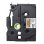 Cinta Laminada Brother TZE-PR831 Negro en Oro 1,2 cm x 8 m