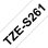 Cinta Rotuladora Brother TZE-S261 36 mm x 8 m Blanco/Negro Laminada