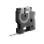 Cinta para impresora de etiquetas Dymo Rhino 9 mm x 5,5 m Poliéster Permanente Negro sobre Metálico