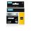 Cinta para impresora de etiquetas Dymo Rhino 9 mm x 5,5 m Poliéster Permanente Negro sobre Metálico
