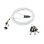 Cavo antifurto Mobilis 1,8 m Llave Acero Blanco