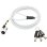 Cavo antifurto Mobilis 1,8 m Llave Acero Blanco