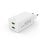 Cargador Hama 65W 2 Puertos USB-C Power Delivery Quick Charge Blanco