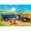 Traktor mit Anhänger Playmobil Country