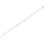 Bridas de cable StarTech 25 cm blancas paquete de 100 Nylon 66