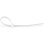 Bride de câble StarTech.com 10 cm paquet 100 blanc Nylon 66