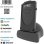 Barcode-Scanner tragbar Socket Mobile DuraScan D840 Bluetooth 1D Schwarz