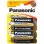 Alkaline Batterie Panasonic LR20 D 1,5 V 2 Stück Blau Gold