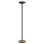 Lámpara de Pie LED Unilux Baly Bamboo Negro con Atenuador Táctil