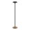 Lámpara de Pie LED Unilux Baly Bamboo Negro con Atenuador Táctil