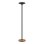 Lámpara de Pie LED Unilux Baly Bamboo Negro con Atenuador Táctil