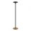 Lámpara de Pie LED Unilux Baly Bamboo Negro con Atenuador Táctil