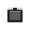 Einbaubackofen SVAN SVH375X Manuelle Reinigung 78L 60cm A Pizzafunktion Schwarz Edelstahl