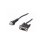 Seriellkabel Zebra CBA-RF5-S07ZAR DB-9 an RJ-45 0,82 m Schwarz