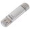 Chiavetta USB HAMA C-Laeta 32 GB USB-C e USB-A 3.2 Gen 1 Argento