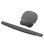 Supporto Polso Fellowes 9653601 Gel Nero Grigio