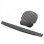 Supporto Polso Fellowes 9653601 Gel Nero Grigio