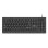 Teclado Ewent EW3287 membrana completo USB com leitor de cartão inteligente preto