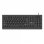 Teclado Ewent EW3287 membrana completo USB com leitor de cartão inteligente preto