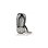 Chiavetta USB TECH ONE TECH TEC5141-16 16GB Nero e Bianco con Cappuccio