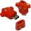 Chiavetta USB TECH ONE TECH TEC50231-16 16GB Rossa con Portachiavi