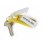 Portachiavi Durable Key Clip Giallo 25 mm x 68 mm 6 pezzi
