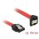 Cavo SATA Delock 0,5 m Maschio/Maschio Nero/Rosso 6 Gb/s