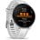 Garmin Forerunner 165 Bluetooth GPS 43mm Grau Weißes Armband Pulsuhr SpO2 5ATM