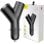 Auto-Ladegerät Baseus CCALL-YX01 2 USB-A Ports 3.4A Schwarz