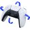 Controller wireless DualSense Sony per PlayStation 5, Nero e Bianco
