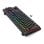 Teclado Redragon K516RGB-PRO Shiva 87 membrana compacto con RGB y triple conectividad
