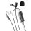 Micrófono Boya BY-M1S corbata omnidireccional condensador 6 m cable