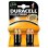 Pila Duracell AAA Alcalino 1,5 V 4 piezas