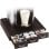 Organisateur bandeja ARCHIVO 2000 CD902 NE pour tasses et verres noir