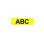 Fita para impressora de etiquetas Brother Strong Adhesive Gloss Laminated 9mm Black/Yellow TZ