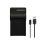 Cargador de baterías Duracell DRS5960 USB para Sony NP-F550 Negro