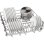 Lavastoviglie Bosch Serie 2 SMV25EX02E 13 Coperti Classe E con AquaStop e LED