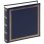 Album Photo Walther Design Das schicke Dicke 26x25 100 pages Bleu Cuir