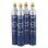 Kit de botellas de CO2 Grohe Blue, 4 piezas de 425 g, acero inoxidable azul