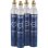 Kit de botellas de CO2 Grohe Blue, 4 piezas de 425 g, acero inoxidable azul