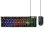 Teclado Ewent PL3200 membrana completo com LED RGB e rato gaming incluído