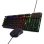 Teclado Ewent PL3200 membrana completo com LED RGB e rato gaming incluído