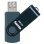 Chiavetta USB HAMA Rotate 128 GB USB 3.2 Gen 1 Blu Girevole 90 MB/s